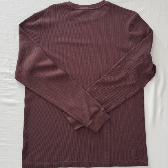 Vuori Men's Waffle Crew Long-Sleeve Pullover Large - Picture 2 of 2